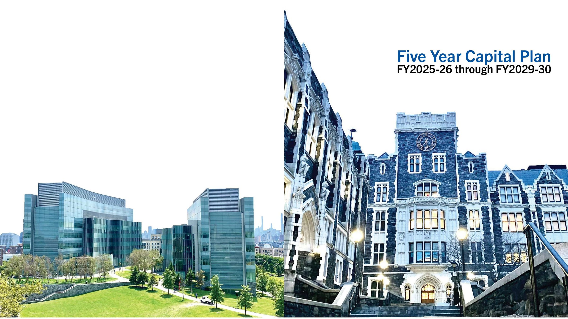 CUNY Five Year Capital Plan, FY2025-26 through FY2029-30.